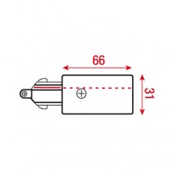 Artecta A0333212 3-Phase Right Feed-In Connector